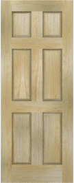 Raised  Panel   Napa  Poplar  Doors